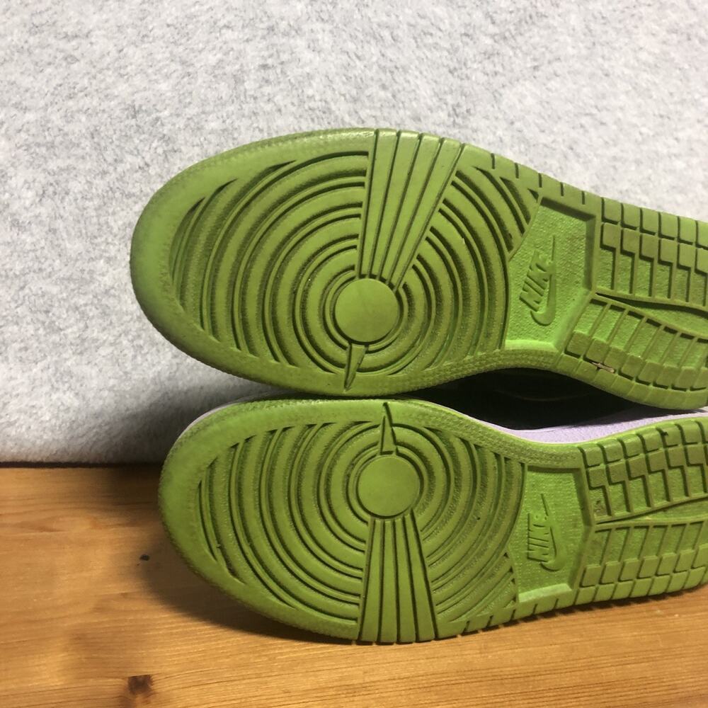 NIKE Air Jordan 1 Retro Joker Night Vision Black Purple Green Shoes Size 5Y 2012 - Picture 12 of 13